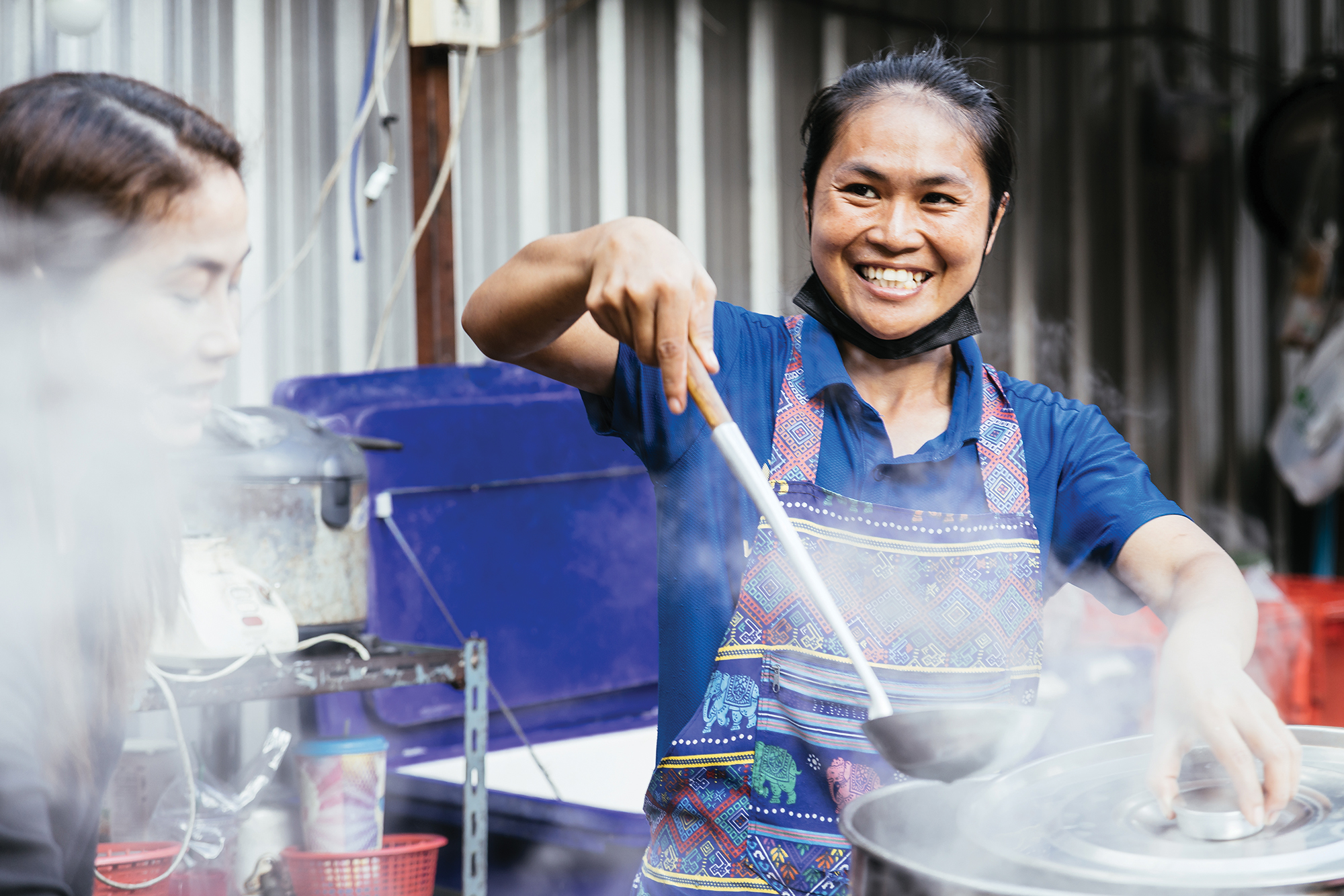 Sidewalk kitchen of Ting Larbped Ting Larbped